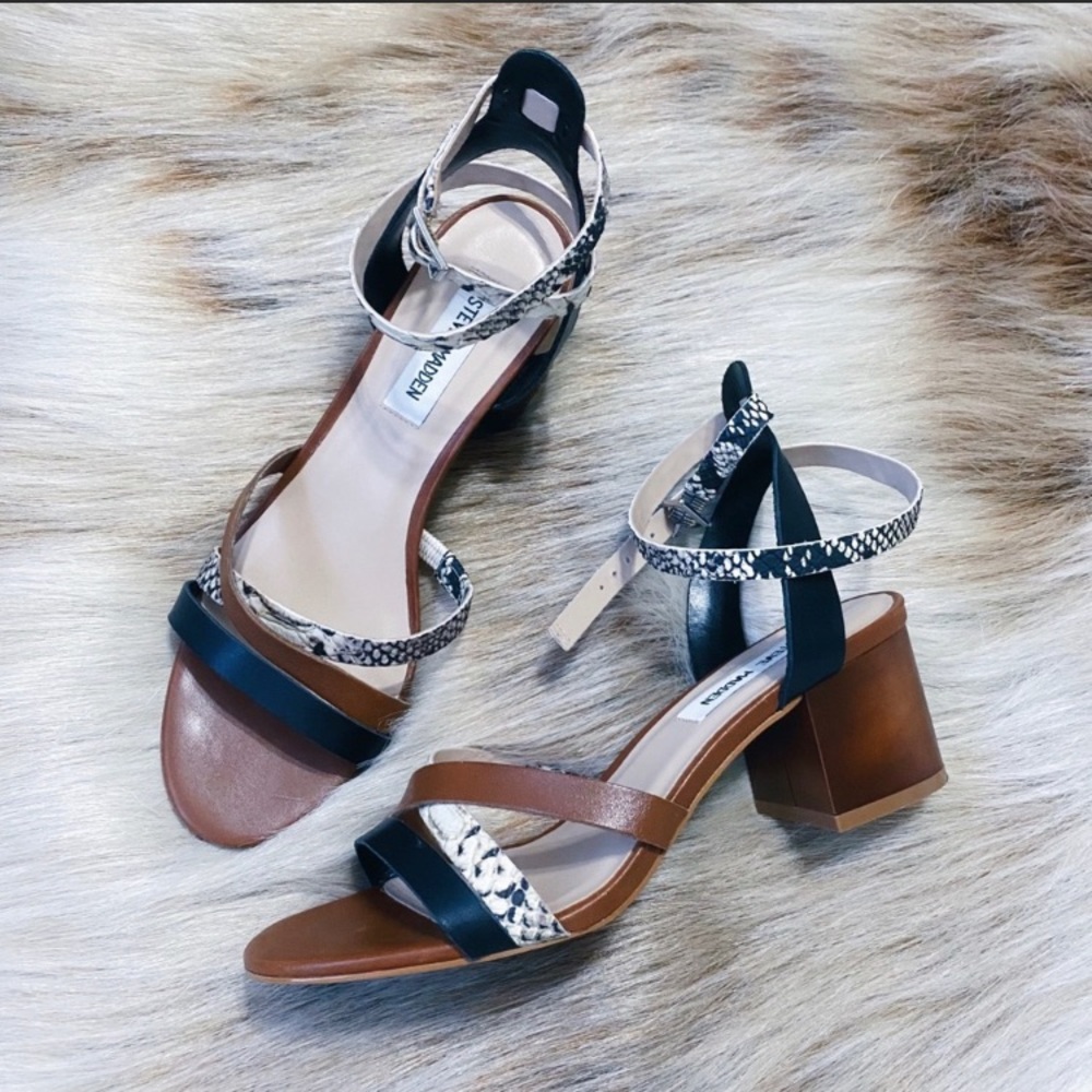 Steve Madden Reagan Strappy Block Heel Sandal